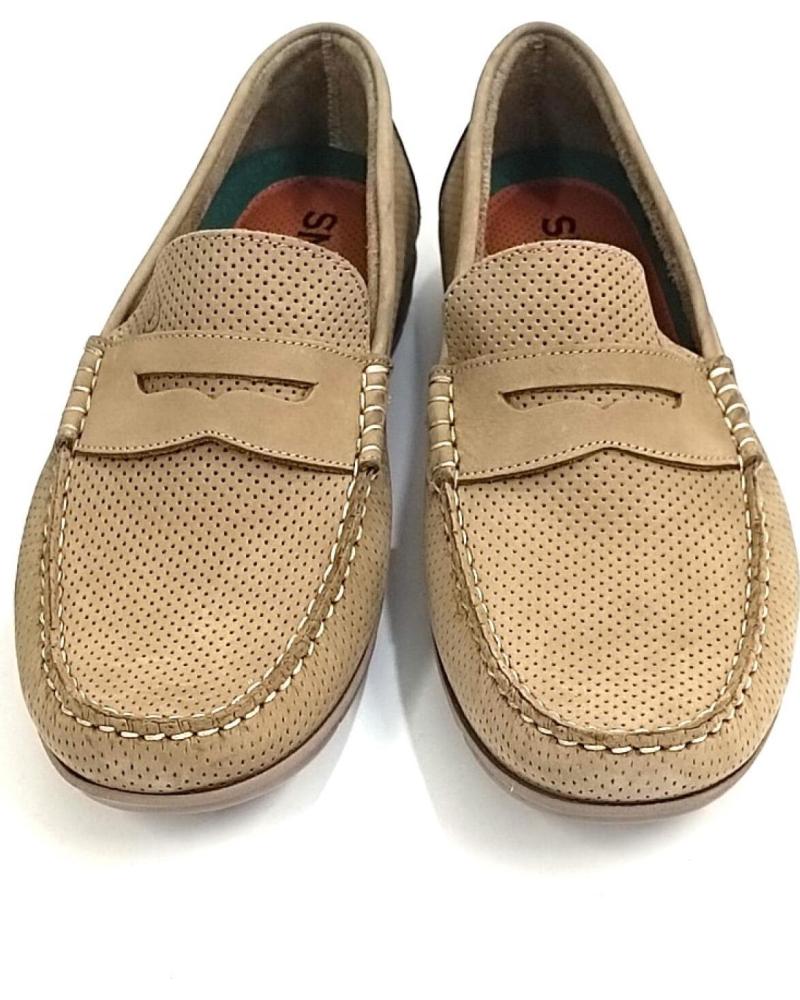 Shoes De Hombre SNIPE ZAPATO MOCASIN DE NOBUK PICADO CON