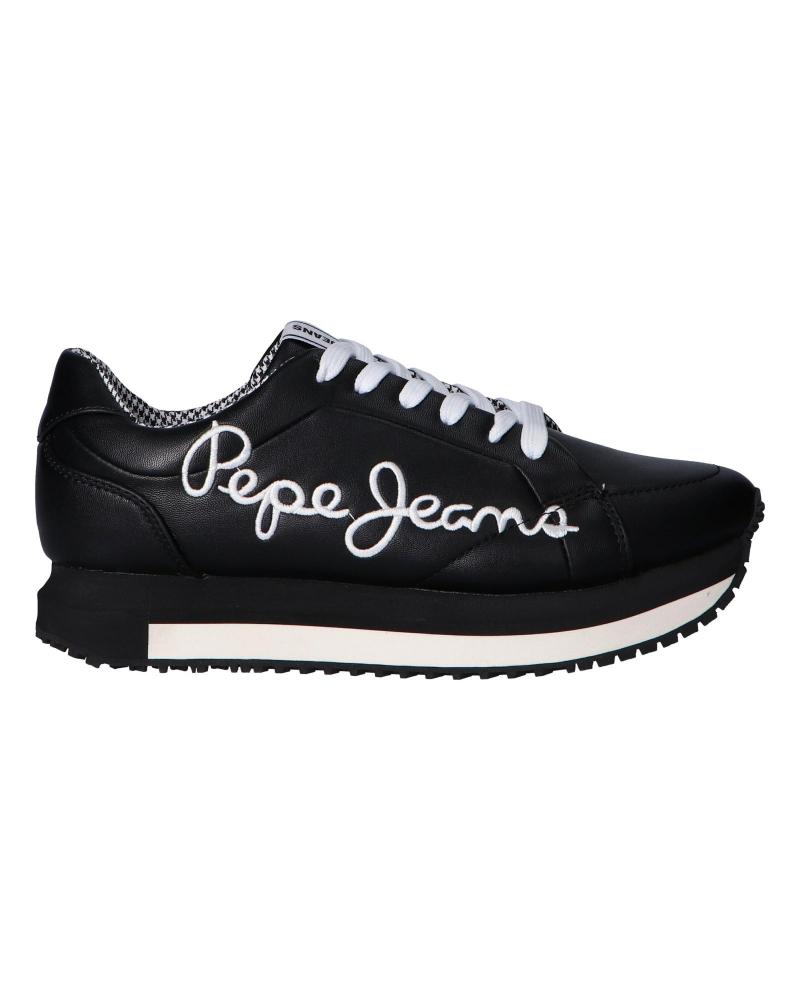 PEPE JEANS SHOES 30907 EN COLOR PARA MUJER NEGRO