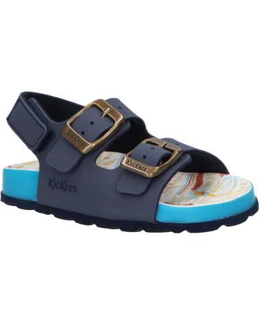 Sandalias de Niña y Niño KICKERS 929562-30 SUNYVA 102 MARINE BLEU SUR
