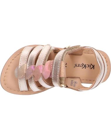 Sandalias de Mujer y Niña KICKERS 927352-30 BRAHMIA COW METAL 13 ROSE RAINBOW
