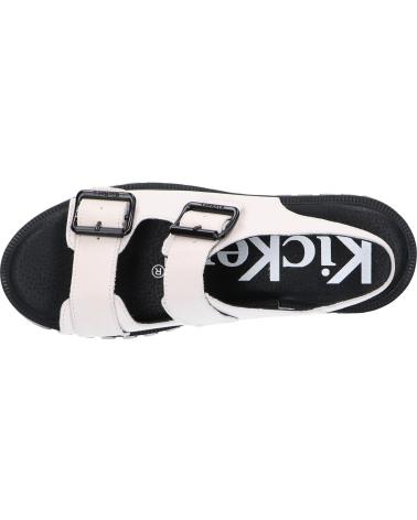 Sandalias de Mujer y Niña KICKERS 931530-50 KICK FALK SOFT COW LEATHER 3 BLANC