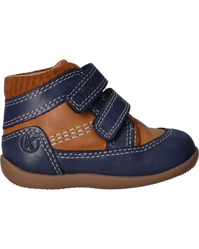 Botins de Menino KICKERS 691781-10 BINS 114 CAMEL