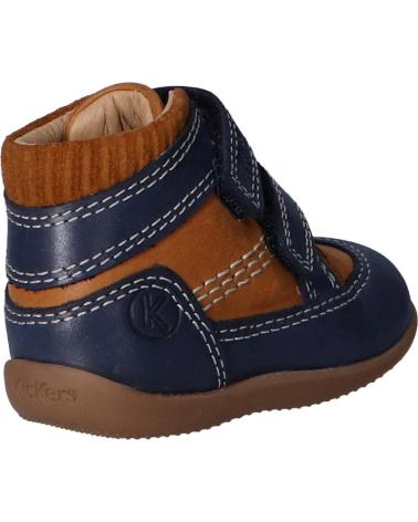 Botins de Menino KICKERS 691781-10 BINS 114 CAMEL