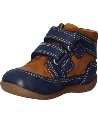 Botins de Menino KICKERS 691781-10 BINS 114 CAMEL
