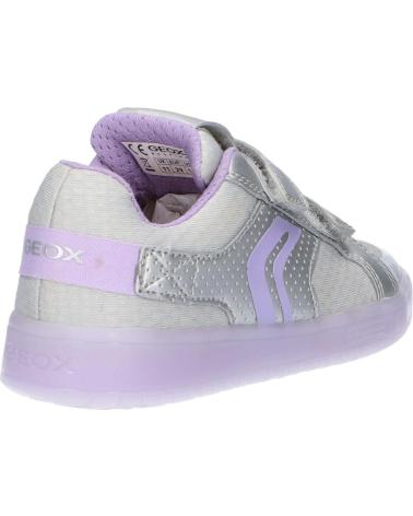 Sportschuhe für Damen und Mädchen GEOX J924HC 0GNAJ J KOMMODOR C1316 SILVER