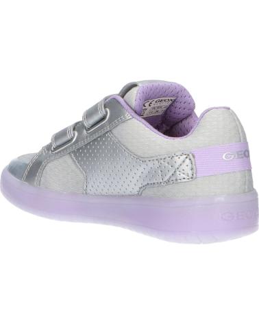 Sportschuhe für Damen und Mädchen GEOX J924HC 0GNAJ J KOMMODOR C1316 SILVER