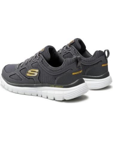 SKECHERS BURNS AGOURA 52635 CHAR CINZA GRIS