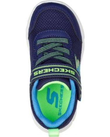 Sneaker für Mädchen und Junge SKECHERS COMFY FLEX MINI TRAINERS 407305N NVLM AZUL