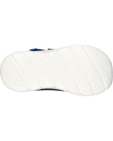 Sneaker für Mädchen und Junge SKECHERS COMFY FLEX MINI TRAINERS 407305N NVLM AZUL