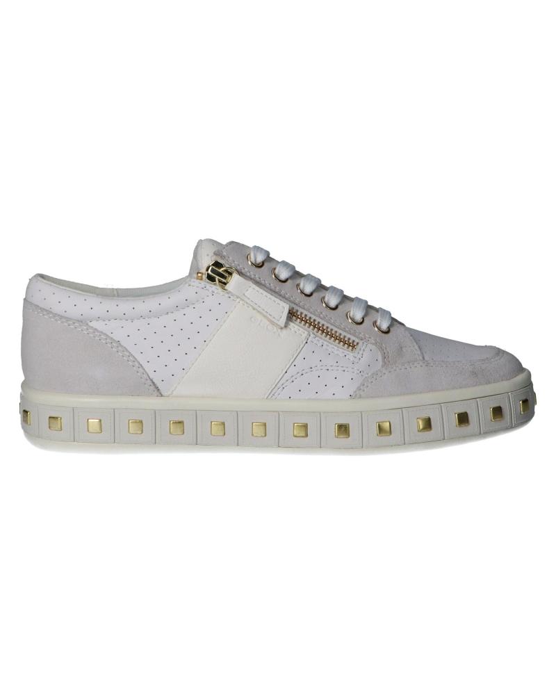 Woman Trainers GEOX D94FFE 08522 D LEELU  C1352 WHITE