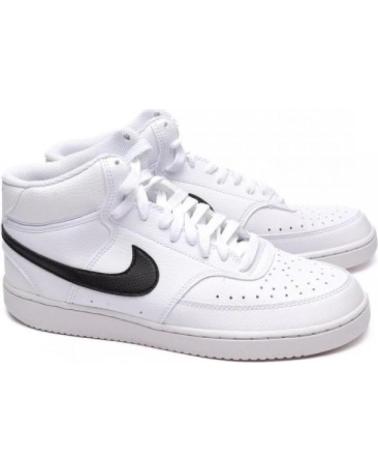 NIKE SAPATILHAS COURT VISION MID DN3577 BRANCAS COM LOGÓTIPO PRETO VARIOS COLORES