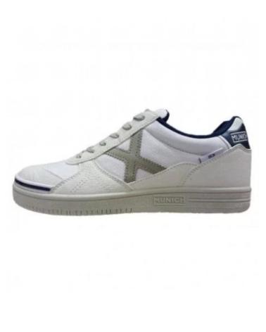 Deportivas MUNICH  de Niña y Niño ZAPATILLA SALA EXCLUSIVO G-3 KID TWINNER 1519224 BCO-GRIS  BLANCO