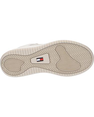 Sportschuhe für Damen TOMMY HILFIGER EN0EN02208 TJW RETRO BASKET FLATFORM YBI IVORY - BLEACHED