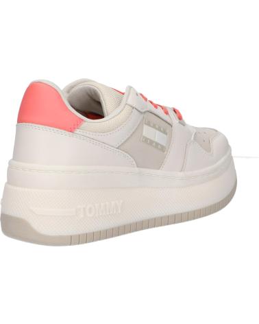 Sportschuhe für Damen TOMMY HILFIGER EN0EN02208 TJW RETRO BASKET FLATFORM YBI IVORY - BLEACHED
