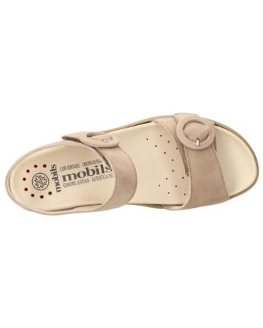 Sandálias de Mulher MEPHISTO CLARA MEPHISRO NUBUCK TAUPE
