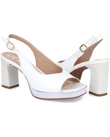 Sandalias de Mujer DESIREÉ DESIREE JUDIT8 ZAPATOS DE TACON MUJER BLANCO