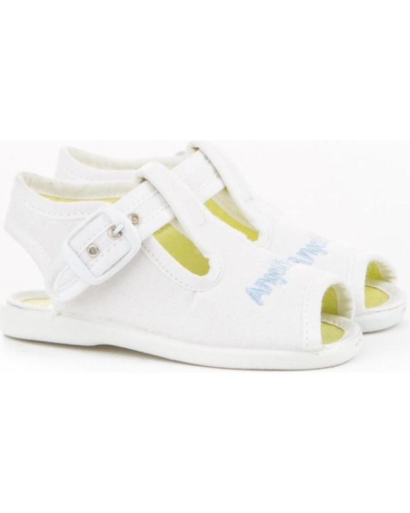 Sandálias-De-Niña-ANGELITOS-SANDALIA-LONA-117-BLANCO