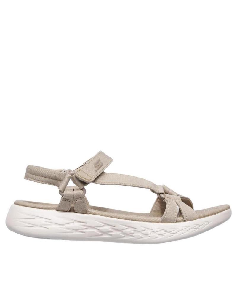 Sandali per Donna SKECHERS ON THE GO 600 BRILLI BEIG