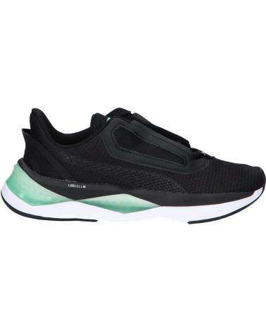 Woman and girl and boy sports shoes PUMA 193651 LQDCELL SHATTER  02 BLACK-GREEN