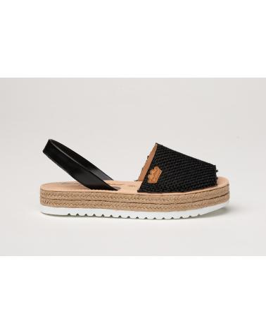 Woman shoes EVA MAÑAS IBICENCA SACO GEL-MEMORY FOAM 1250  NEGRO