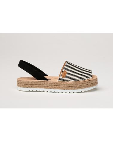 Woman shoes EVA MAÑAS IBICENCA PALMIRA GEL-MEMORY FOAM 1255  NEGRO