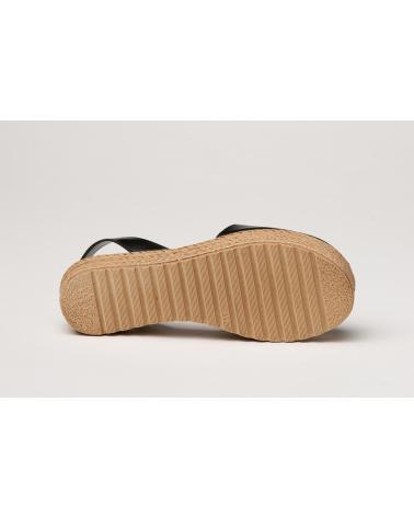 Sandales EVA MAÑAS  pour Femme IBICENCA NAPA GEL-MEMORY FOAM 1258  NEGRO