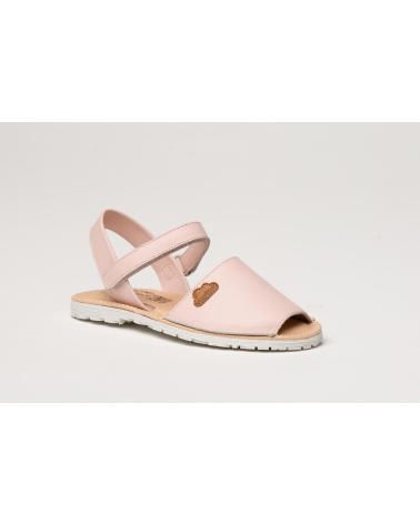 Sandálias ANGELITOS  de Menina e Menino ABARCA PIEL 220 2  ROSA
