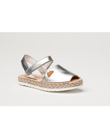 Sandali ANGELITOS  per Bambina ABARCA PIEL 221  PLATA
