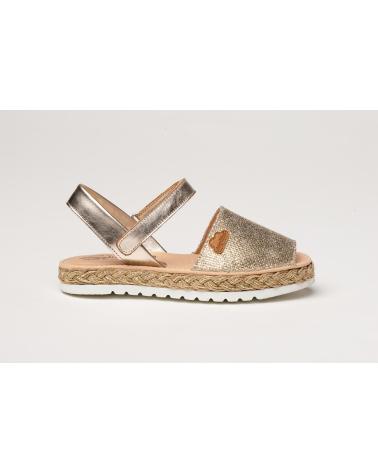 Sandali ANGELITOS  per Bambina ABARCA PIEL 223  PLATINO