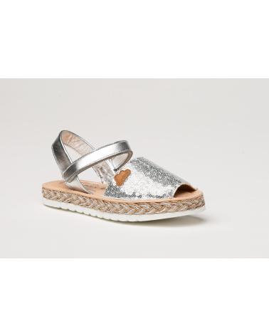 Sandali ANGELITOS  per Bambina ABARCA PIEL 224  PLATA