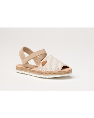 Sandali ANGELITOS  per Bambina e Bambino ABARCA PIEL 225  BEIGE