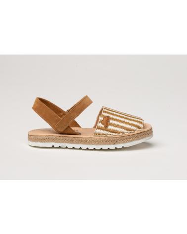 Sandalias ANGELITOS  de Niña y Niño ABARCA PIEL 227  CUERO