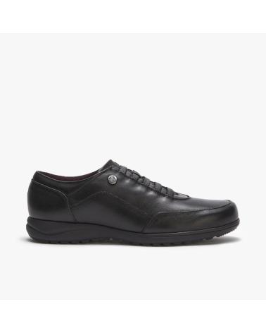 Chaussures PITILLOS  pour Femme DEPORTIVO MUJER CON ELASTICOS Y EN PIEL NAPA LISA  NEGRO