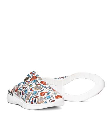 Woman Clogs  ZUECO BAJO CONFORT FLEX 04-CLINIC MULTICOLOR