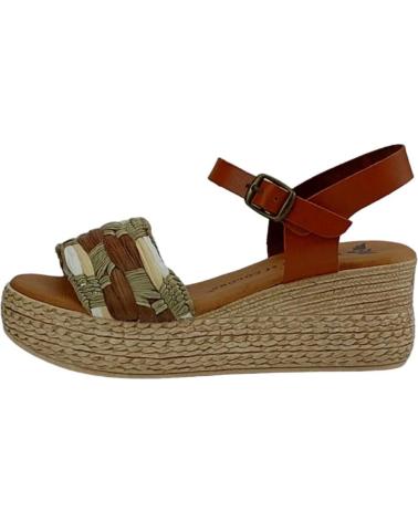 Sandalias BUITTOS OF COLORS  de Mujer SANDALIA LEOPARDO BT1225  MARRON