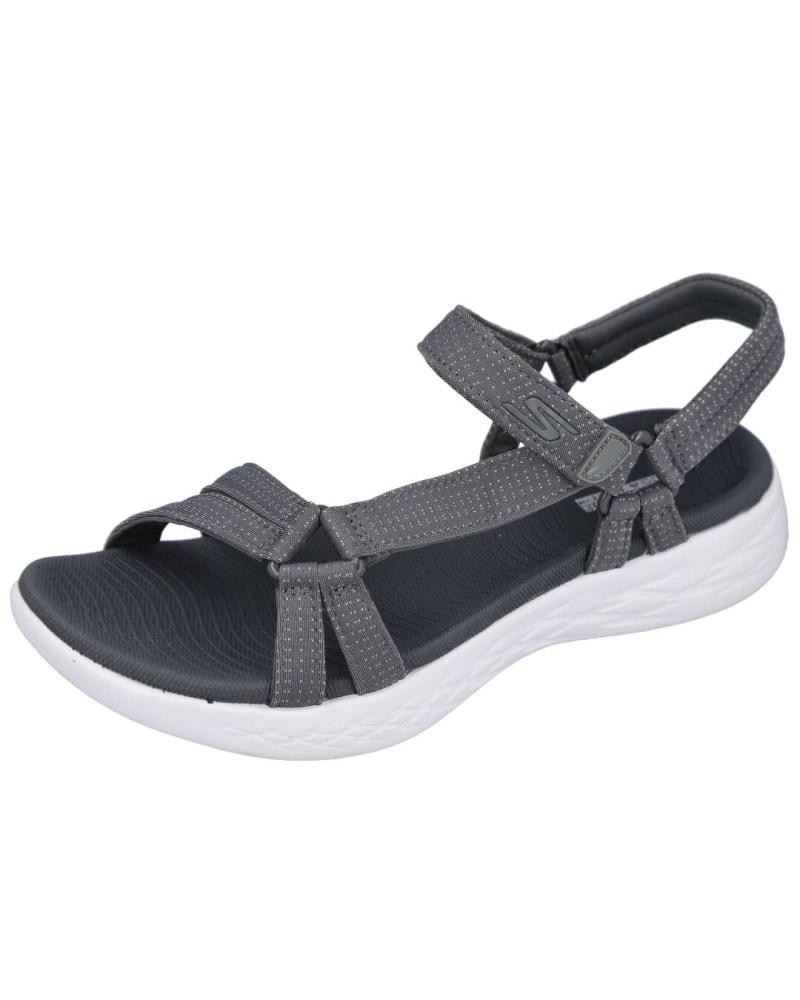 Skechers sandals mujer gris new arrivals