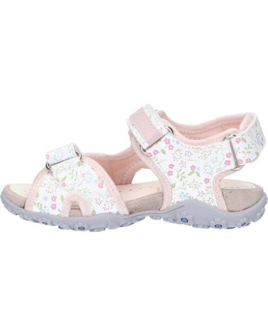 girl Sandals GEOX J92D9C 01404 J S ROXANNE C1Z8W WHITE