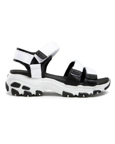Sandalias de Mujer SKECHERS SANDALIA BLANCA CON VELCROS WBK