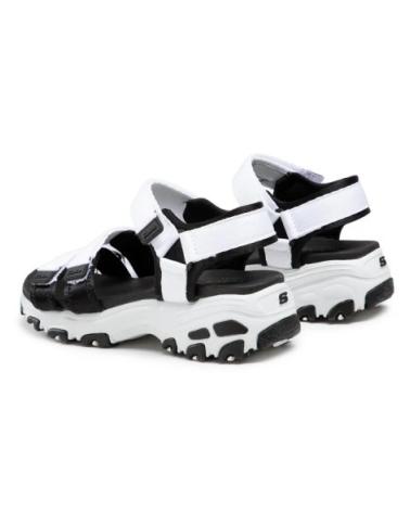 Sandalias de Mujer SKECHERS SANDALIA BLANCA CON VELCROS WBK