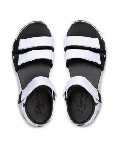 Sandalias de Mujer SKECHERS SANDALIA BLANCA CON VELCROS WBK