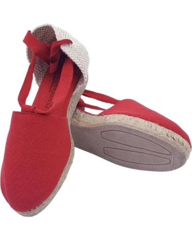 Schuhe SEVILLAS  für Damen und Mädchen ALPARGATAS CARMEN GARCIA VARIOS 220  ROJO