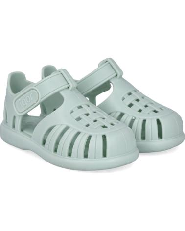 Sandales IGOR  pour Fille et Garçon TOBBY SOLID SANDALIAS CANGREJERAS  VERDE AGUA