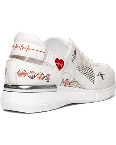 Zapatillas deporte de Mujer  ZUECO SNEAKERS 01-HOSPITAL BLANCO
