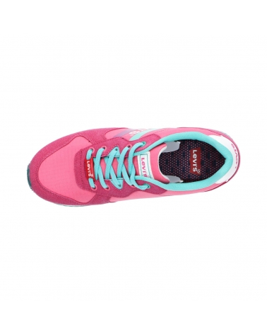 Zapatillas deporte de Mujer y Niña y Niño LEVIS VSPR0021T SPRINGFIELD 1584 FUXIA GREEN