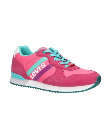 Zapatillas deporte de Mujer y Niña y Niño LEVIS VSPR0021T SPRINGFIELD 1584 FUXIA GREEN