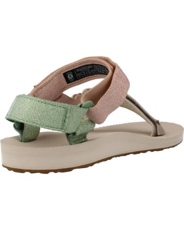 Woman Sandals TEVA 1135370-MCM W ORIGINALS UNIVERSAL METALLIC CLAY MULTI