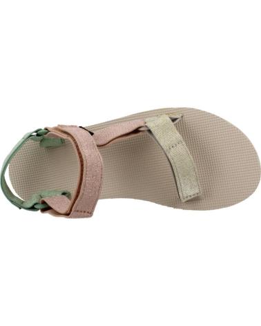 Woman Sandals TEVA 1135370-MCM W ORIGINALS UNIVERSAL METALLIC CLAY MULTI