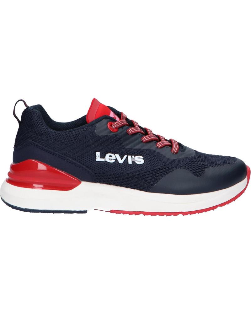 girl and boy Zapatillas deporte LEVIS VFUS0001T FUSION  0290 NAVY RED