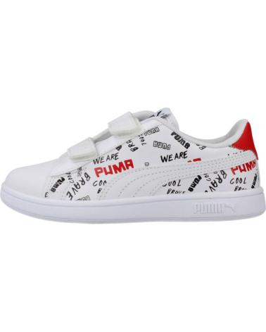 Deportivas de Niño PUMA SMASH V2 BLANCO