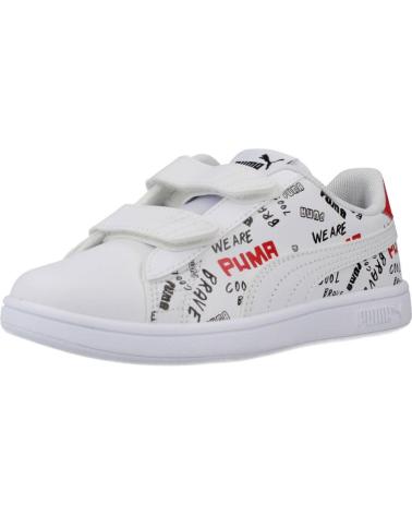 Deportivas de Niño PUMA SMASH V2 BLANCO